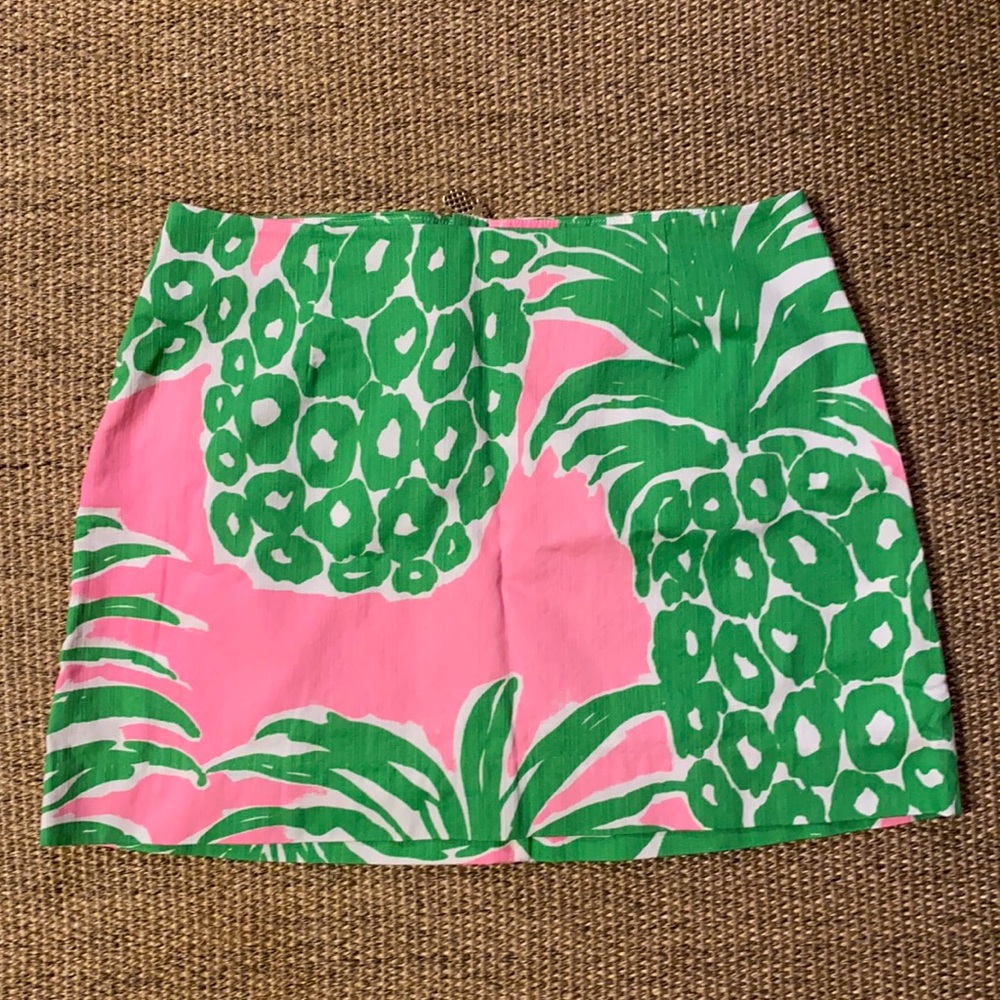 Lilly Pulitzer pineapple skirt Sz 2